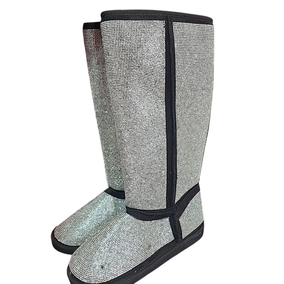 Just Fab Rhinestone Flat boots. Brand new size 7 - Picture 4 of 9